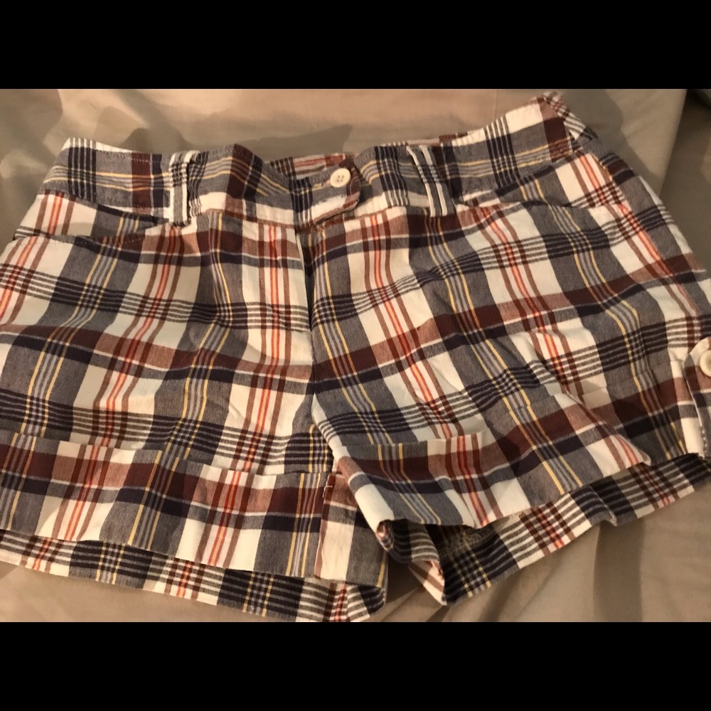 Tracy Evans Plaid Shorts